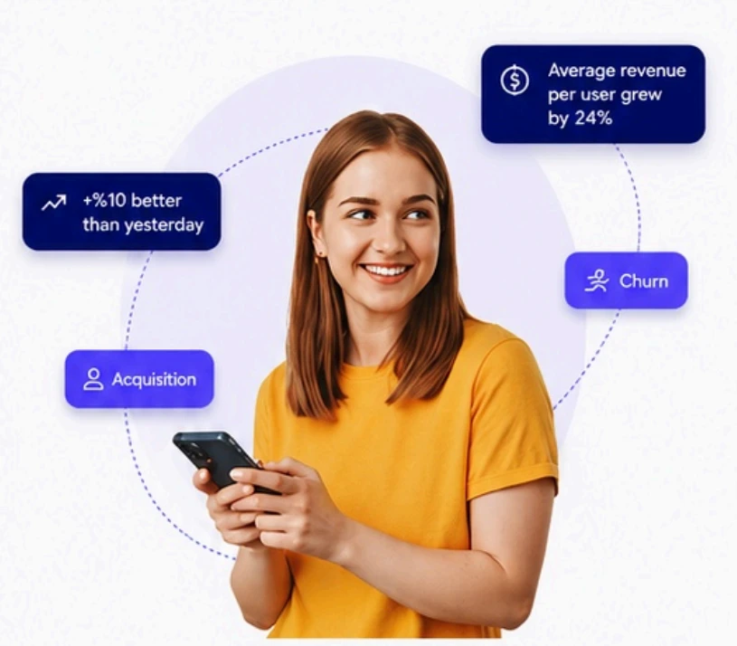A customer using the Karaca app
