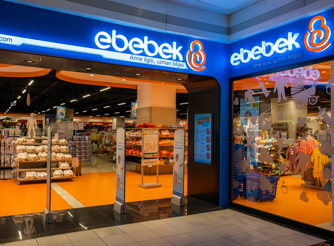 An eBebek store entrance